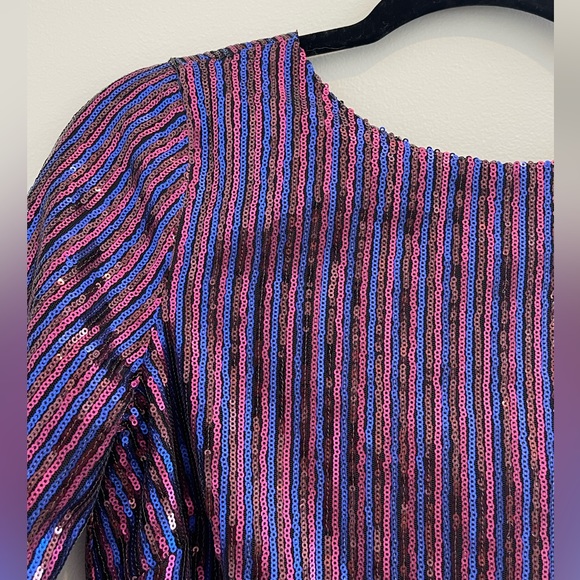 Trina Turk Sequin Mini size 4 - Picture 7 of 11